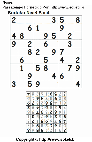 Sudoku Para Imprimir Com Respostas 228