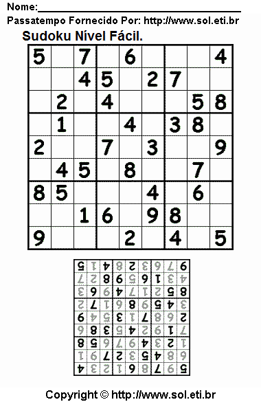 Sudoku Para Imprimir Com Respostas 331