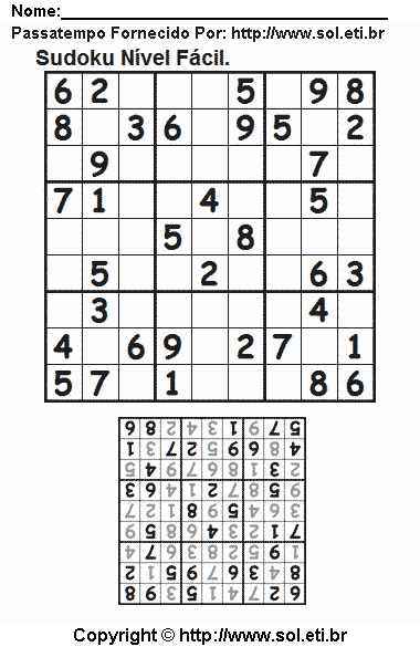 Sudoku Para Imprimir Com Respostas 422