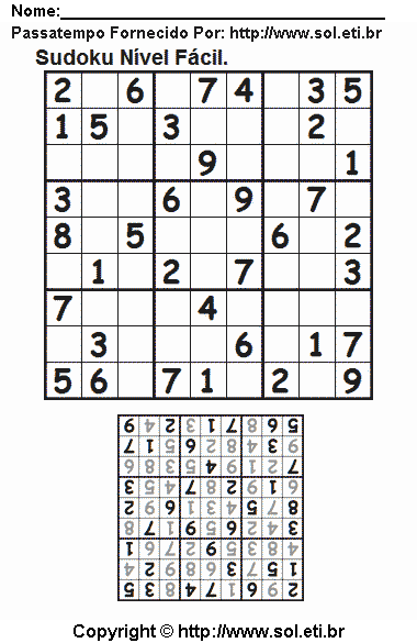 Sudoku Para Imprimir Com Respostas 440