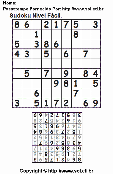 Sudoku Para Imprimir Com Respostas 471