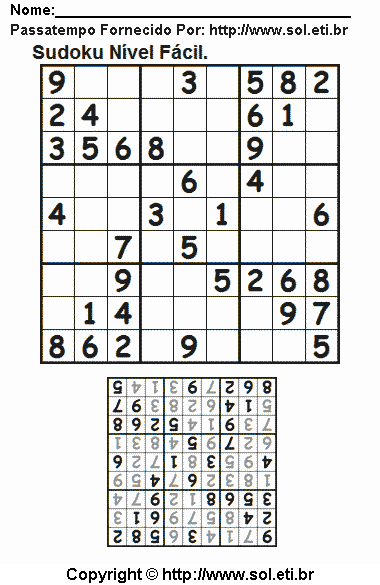 Sudoku Para Imprimir Com Respostas 515