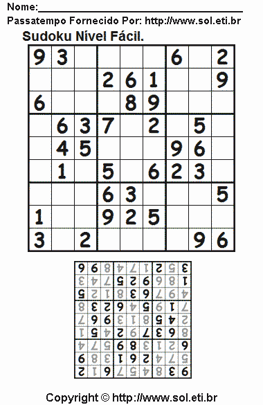 Sudoku Para Imprimir Com Respostas 517