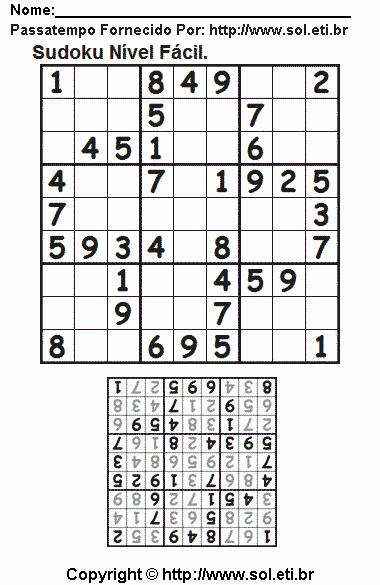 Sudoku Para Imprimir Com Respostas 753