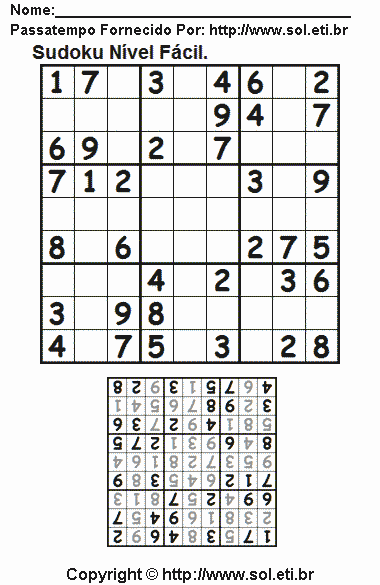 Sudoku Para Imprimir Com Respostas 759