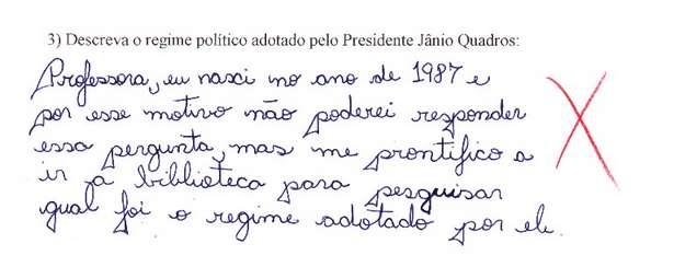 Imagem Engraçada Regime Político do Presidente Jânio Quadros
