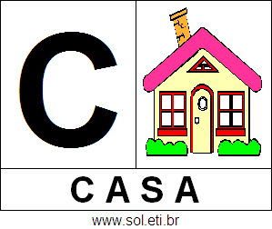 Letra C de Casa
