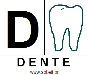 Letra D de Dente