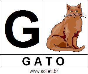 Letra G de Gato