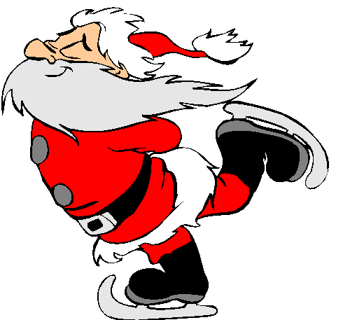 Papai Noel Patinador.