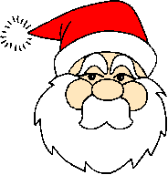 Rosto Do Papai Noel.