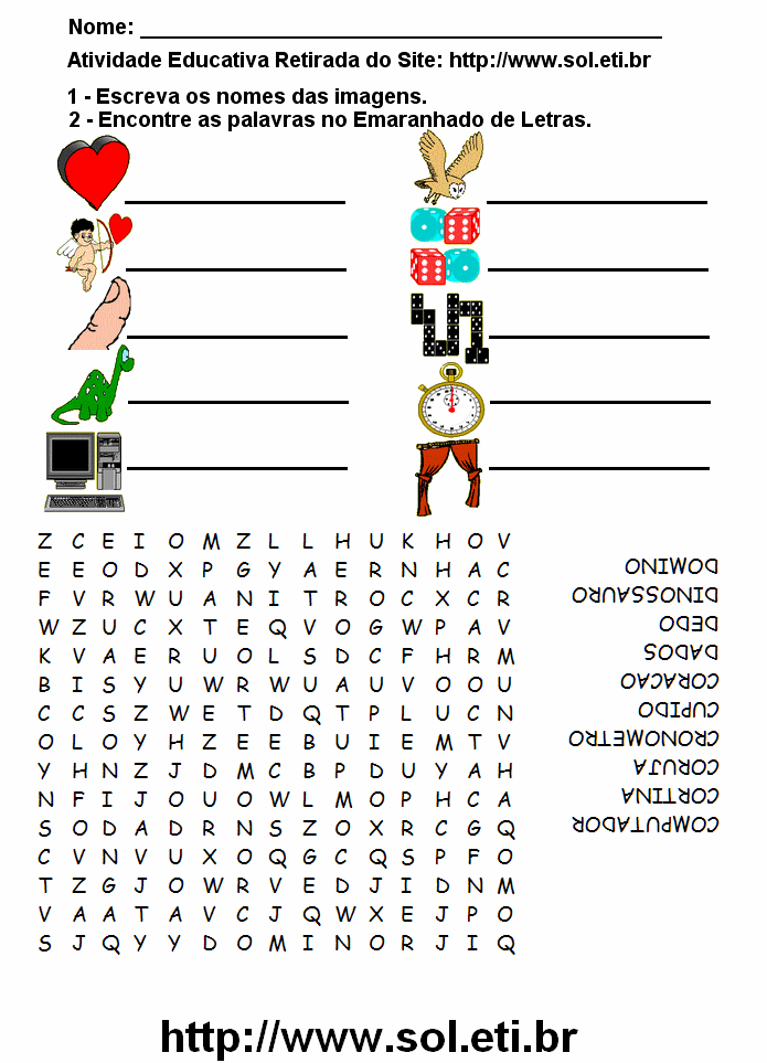 Caça-palavras do Papai - SOS Professor Atividades - Caça-palavras