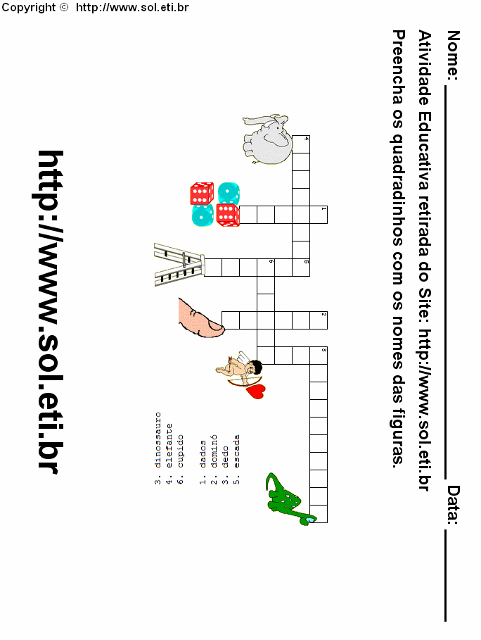 Palavras Cruzadas Com Figuras Para Imprimir 11