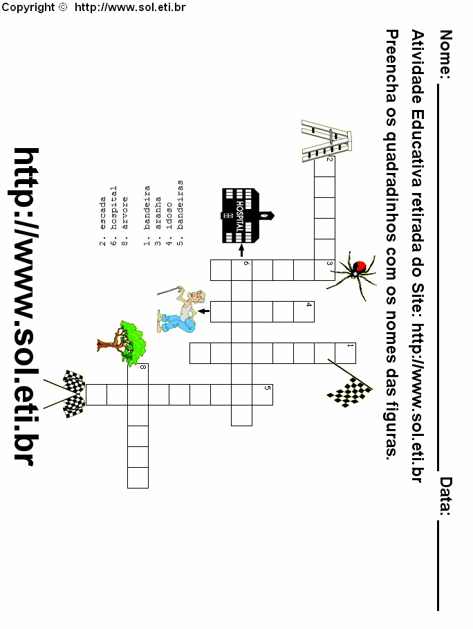 Palavras Cruzadas Com Figuras Para Imprimir 15