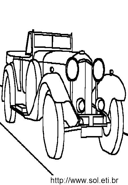 Desenhos Para Colorir Carros Com Som - Colorir