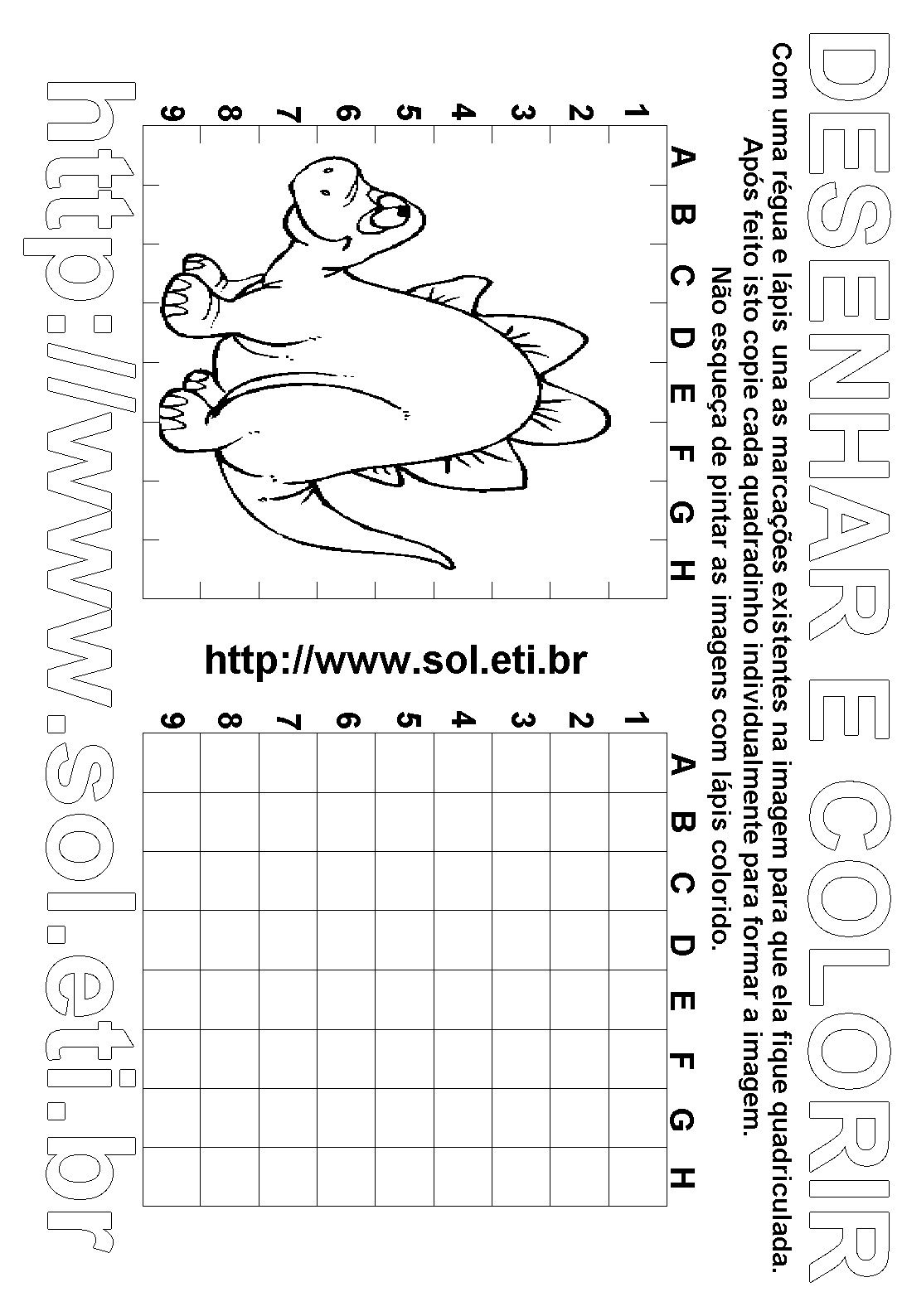 Desenho Para Colorir desenhos de dinossauros - Imagens Grátis Para