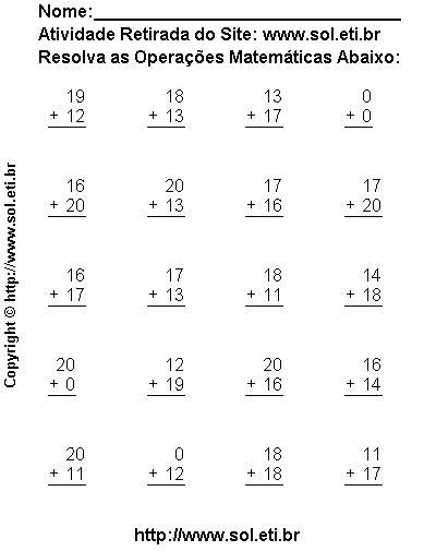 Contando a folha de atividades de matemática para crianças de