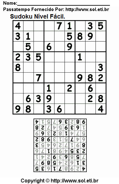 Sudoku Para Imprimir 31