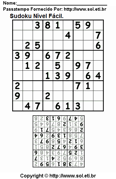 Sudoku Para Imprimir 13