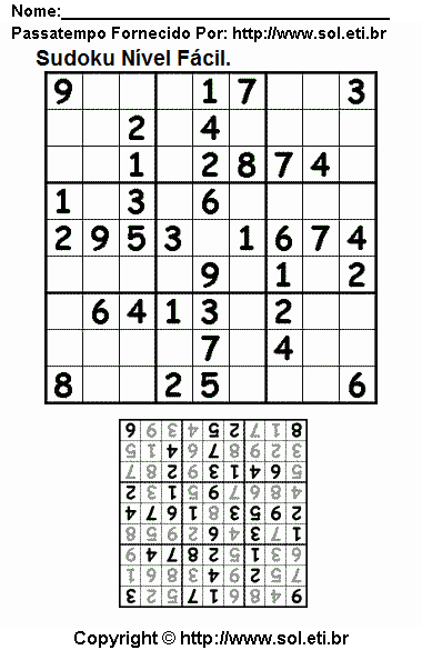 Sudoku Para Imprimir Com Respostas 353