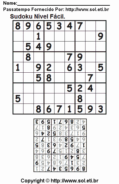 Sudoku Para Imprimir Com Respostas 355