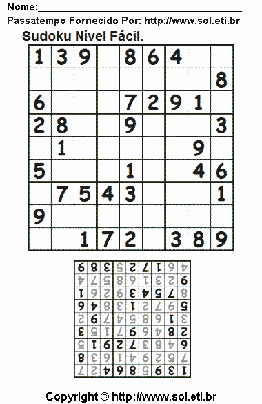 Sudoku Para Imprimir 139