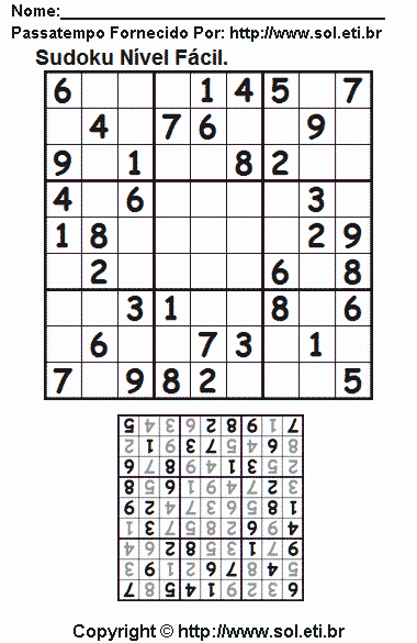 Sudoku Para Imprimir 141