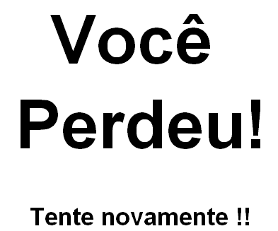 Jogo da Forca!!! Esta é a nossa dica de hoje, para você brincar