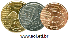 Moedas Totalizando 80 Centavos