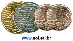 Moedas Totalizando 95 Centavos