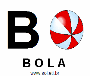 Letra B de Bola