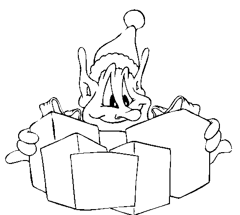 Desenho de Natal Para Colorir