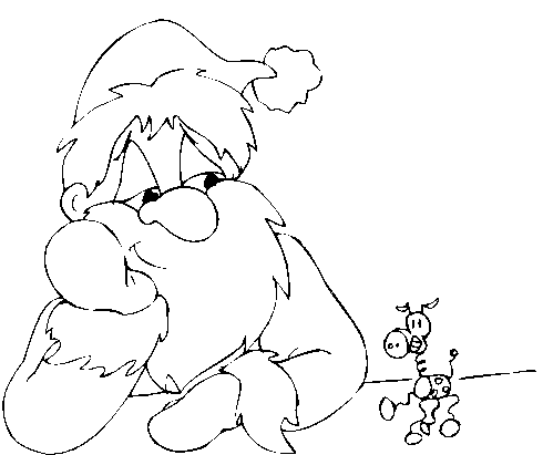 Desenho de Natal Para Colorir