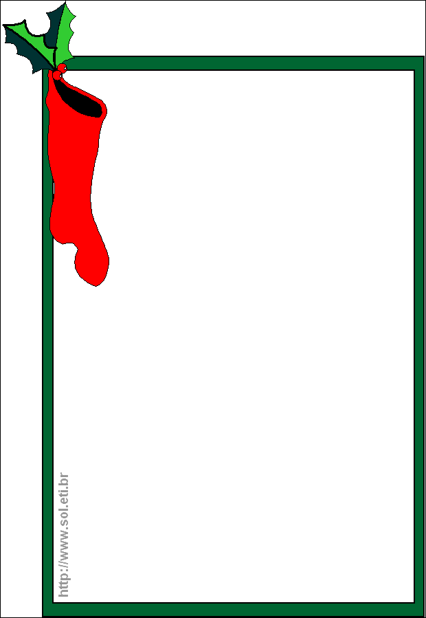 Cartinha de Natal Para Imprimir.
